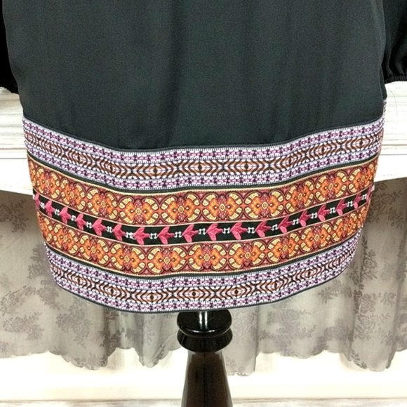 BEBE beaded and embroidered trim dress - Picture 6 of 15